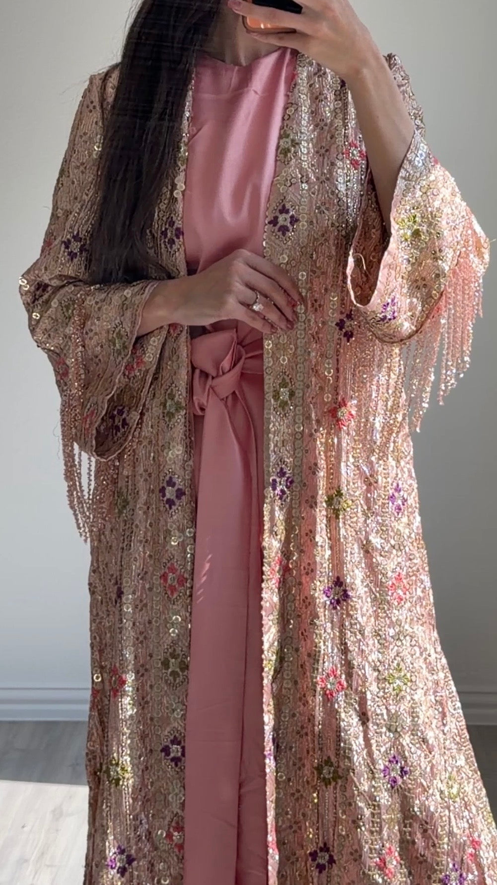 Rose Petal Abaya