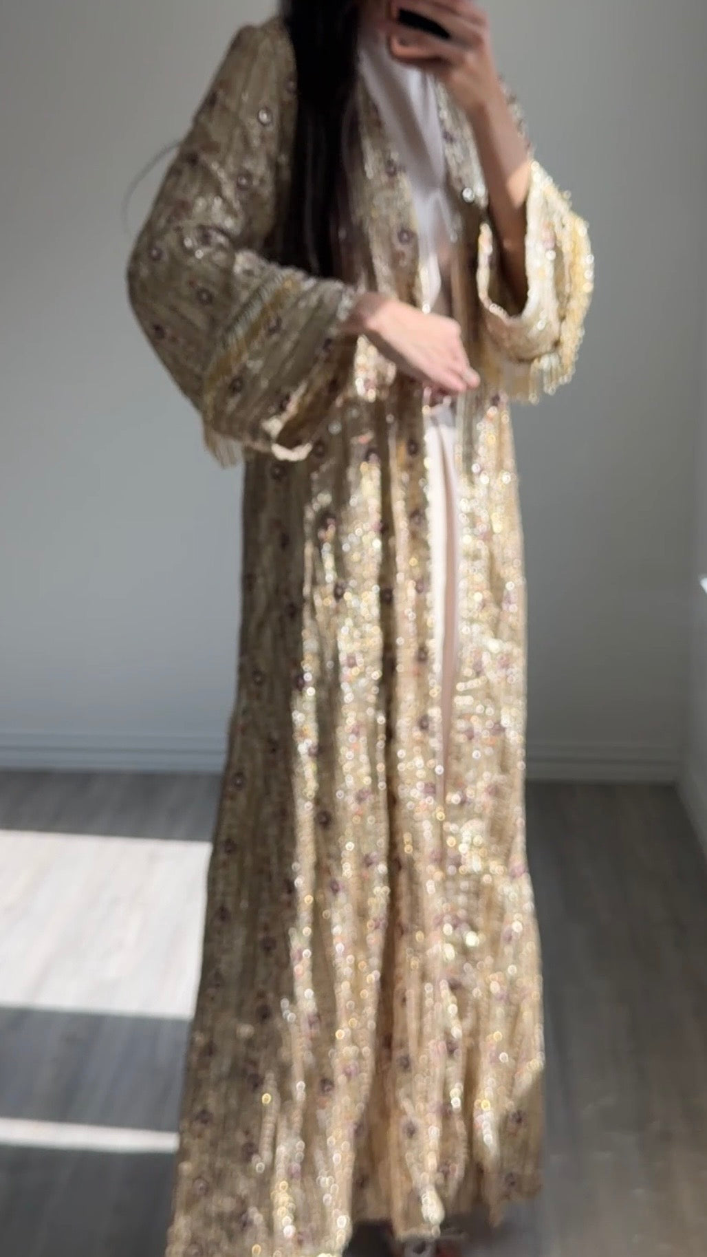 Golden Pearl Abaya