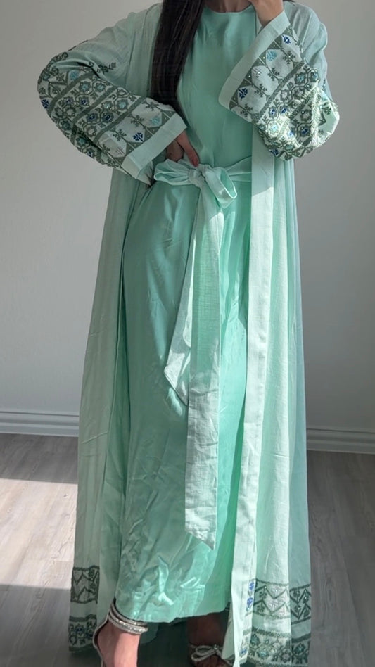 Tide of Tatreez Abaya